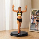 Personalised 3D Runner Figurine from Photo with Name Marathon Runner Desk Decoration Birthday Gift for Running Lovers Marathon Runners