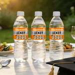 Personalized Congratulations Class of 2026 Water Bottle Label Sticker with Name and Year Set of 10 Graduation Party Gift for Graduates