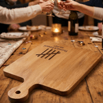 Personalised Fifth Anniversary Wood Charcuterie Cutting Board with Names and Year Kitchen Decor Anniversary Gift for Wife Husband Couple