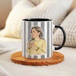 Tazza da caffè in ceramica da 15 oz con titolo Uso quotidiano Compleanno Regalo per la festa della mamma per la nonna Mamma