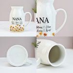 Personifierad keramisk växtvas med handtag Titel och namn Födelsedag Mors dag Present till mamma mormor familj