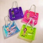 Sac à Main Imperméable Personnalisé avec Dessin et Nom Style Y2K Néon Laser Cadeau Anniversaire Mariage pour Femme Fille
