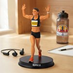 Personalised 3D Runner Figurine from Photo with Name Marathon Runner Desk Decoration Birthday Gift for Running Lovers Marathon Runners