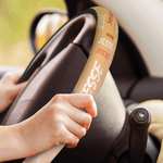 Personalized Multicolour Word Cloud Car Steering Wheel Cover with Name Car Accessories Birthday Gift for Car Owners