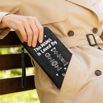 Portafoglio da polso personalizzato in pelle PU con titolo e nome Regalo di compleanno per la festa della mamma per la nonna