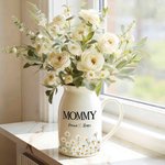 Personifierad keramisk växtvas med handtag Titel och namn Födelsedag Mors dag Present till mamma mormor familj