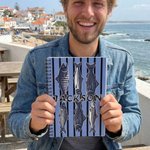 Personalised Sardine Mackerel Flounder Striped A5 Spiral Notebook with Name and 60 Lined Pages Birthday Gift for Fishing Enthusiasts