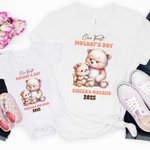 Personlig Fantasy Unicorn 100% bomull T-skjorte Baby Bodysuit med navn Bursdag 1. morsdagsgave til babymor