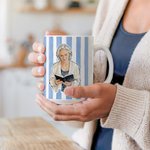 Tazza da caffè in ceramica da 15 oz con titolo Uso quotidiano Compleanno Regalo per la festa della mamma per la nonna Mamma