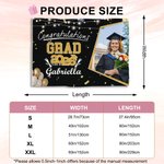 Personalized Congratulations Graduation Photo Banner with Name and Year Party Backdrop Decor Graduation Gift for Graduates