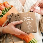 Portafoglio da polso personalizzato in pelle PU con titolo e nome Regalo di compleanno per la festa della mamma per la nonna
