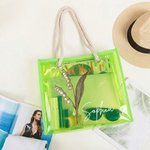 Henkilökohtainen 2 tyylejä Syntymä Kukka Hologrammi selkeä Kangaskassi nimi Beach Daily tarvikkeet Polttarit Party joululahja morsiamet naiset