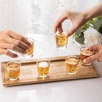 Vasos de chupito personalizados Take A Shot We Tied the Knot con nombre Set de 2 Vasos de chupito para despedida de soltero Regalo de boda