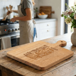 Personalised Funny Design Charcuterie Cutting Board with Name Kitchen Decor Anniversary Birthday Gift for Wife Couple