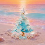 Personalisierte Ozean inspiriert Küsten Meer Weihnachtsbaum Ornament mit Namen Home Decor Weihnachtsgeschenk für Familie Freund Strandliebhaber