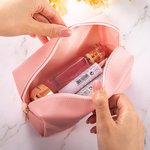 Personalisierte Multicolor Geburt Blume Schmetterling PU Leder Kosmetiktasche mit Namen und Reißverschluss Reisen Essentials Geburtstag Muttertag Geschenk für Frauen