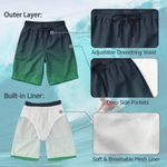 Short de bain personnalisé avec nom et motif - Cadeau d'anniversaire pour les hommes et enfants