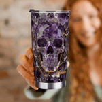Personalized Multicolor Crystal Skeleton 20 oz Tumbler with Name Daily Use Birthday Gift for Friend Family