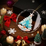 Personalisierte Ozean inspiriert Küsten Meer Weihnachtsbaum Ornament mit Namen Home Decor Weihnachtsgeschenk für Familie Freund Strandliebhaber