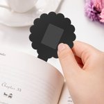 Personalised Pink-Gold Style Checkered Initial Magnetic Bookmark Clip with Name Book Club Birthday Gift for Reading Lovers Bookworms