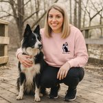 Gepersonaliseerd Geborduurd Veelkleurig T-shirt Sweatshirt of Hoodie met Foto en Tekst Verjaardagscadeau voor Familie en Huisdierliefhebbers