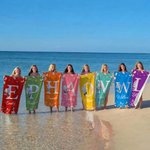 Gepersonaliseerd Pareleffect Geboortebloem Sneldrogend Strandlaken met Initiaal en Naam Strandfeest Verjaardagscadeau voor Familie