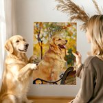 Henkilökohtainen öljymaalaus Effect Photo Poster Oil Canvas maalaus nimi Wall Decor Syntymäpäivälahja perheen ystävästä