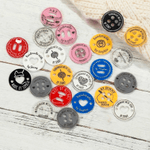Etiquettes personnalisées en acrylique pour chapeaux de vêtements avec nom Lot de 10 cadeaux d'anniversaire pour les amoureux du tricot et du crochet