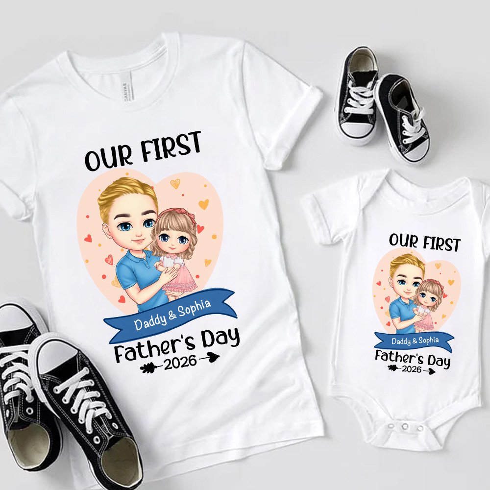 T-Shirt Personnalisé Fête Des Pères – Impression Meilleur Papa – Pour Homme Et Femme – Idée Cadeau Unique