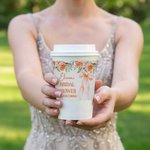 Personalized Flower Bow Wedding Theme Water Bottle Label Sticker Set of 20 Something Blue Engagement Bridal Shower Party Gift for Couple