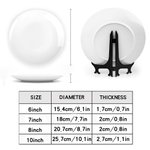 Calendario personalizado con foto de recién nacido Plato decorativo de cerámica con título y soporte Cumpleaños Día de la madre Baby Shower Regalo para la familia