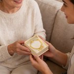 Personalised 1-6 Heart-Shaped Pendants Two-Layer Bracelet with Engraved Name Exquisite Jewellery Birthday Mother's Day Gift for Mother Grandmother
