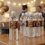 Personalized Photo Congrats Waterproof Graduation Water Bottle Labels Stickers with Name and Year Set of 20 Graduation Party Gift for Graduates