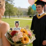 Personalisierte Graduierung Kappe Gesicht Foto Cupcake Topper mit Text Graduierung Party Geschenk für Absolventen