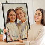 Henkilökohtainen öljymaalaus Effect Photo Poster Oil Canvas maalaus nimi Wall Decor Syntymäpäivälahja perheen ystävästä
