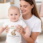 Personalised Cute Cartoon Animal Our 1st Mother's Day 100% Cotton Babysuit Kid's T-shirt with Name Baby Shower Birthday Gift for Baby Kid