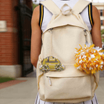 Spersonalizowany plecak cheerleaderek z breloczkiem z imieniem, nazwą drużyny i rokiem Cheer Camp Team Practice Prezent dla cheerleaderki
