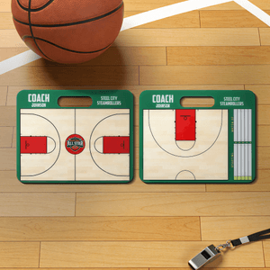 Pizarra táctica de baloncesto personalizada resistente con logo nombre y rotulador regalo de entrenamiento para entrenadores deportivos