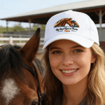 Personalized Watercolor Horse Sports Classic Baseball Cap with Name Game Outdoor Daily Accessory Birthday Gift for Horse Lovers