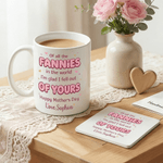 Personalised Happy Mother's Day Design 11 oz 15 oz Ceramic Mug with Name and Coaster Mother's Day Gift for Mom