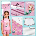 Personalized Cute Cartoon Mermaid Sea Animal Anti-UV Kid Swimsuit with Name Swimming Pool Summer Holiday Gift for Boys Girls
