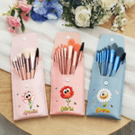 Estuche personalizado para brochas de maquillaje con nombre y 8 brochas de maquillaje para el Día de la Madre Regalo de cumpleaños para mujer