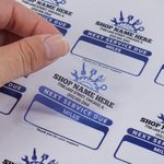 Personalised Multicolor Oil Change Windshield Stickers with Car Business Name  Clear Next Service Due Labels Daily Gift for Car Business Customer