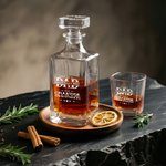Personalized First Dad Now Grandpa Whiskey Decanter with Names Bar Accessory Birthday Father's Day Gift for Whiskey Lovers