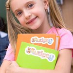 Personalised Cute Cartoon Flower Animal Waterproof Stickers Labels with Name Back to School Birthday Gift for Boys Girls