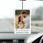 Personalized Photo Lightweight Car Air Freshener Ornament with Text Car Room Use Anniversary Gift for Couples Parents