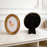 Personalisierte Aquarell Haustier Porträt ovalen Rahmen mit Namen Home Decor Pet Memorial Geschenk für Tierliebhaber