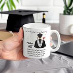 Personalizado Dulce Final Nuevo Comienzo Graduado Personaje Taza de café de cerámica con nombre y año Cumpleaños Regalo de graduación para la clase de 2026 Graduados