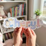 Personalised Cute Cartoon Flower Animal Waterproof Stickers Labels with Name Back to School Birthday Gift for Boys Girls