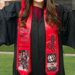 Personalised Unisex Embroidered Graduation Stole with Text and Photo Class of 2026 Graduation Gift for Graduates
